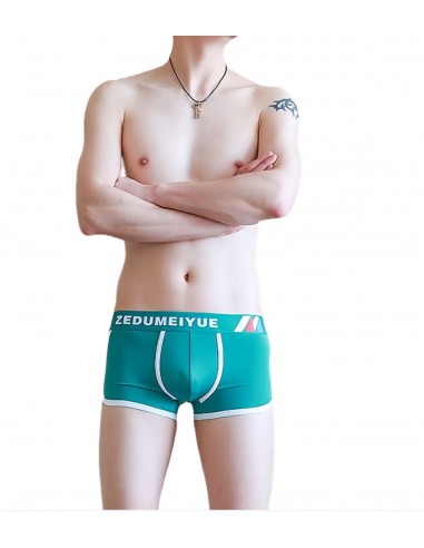 WangJiang Elastic Polyester Boxer Shorts 4033-PJ green