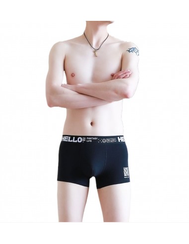 WangJiang Nylon Boxer Shorts 3065-PJ black