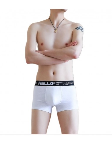 WangJiang Nylon Boxer Shorts 3065-PJ white