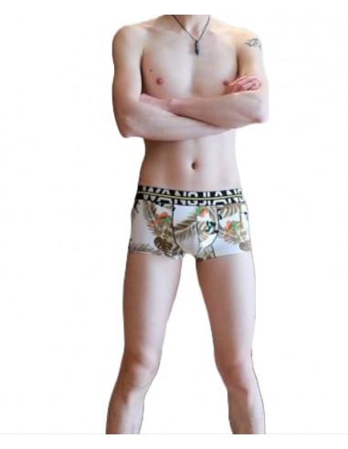 Boxer Shorts by WangJiang 3034-PJ Leaf-B