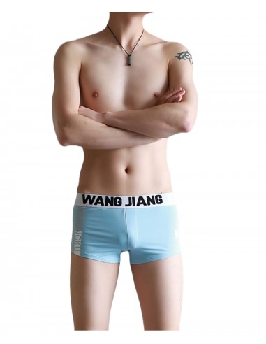 Cotton Boxer Shorts by WangJiang 3044-PJ sky blue