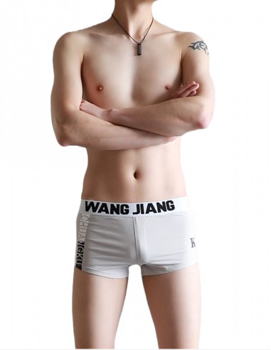 Cotton Boxer Shorts by WangJiang 3044-PJ light grey