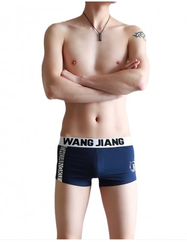 Cotton Boxer Shorts by WangJiang 3044-PJ navy