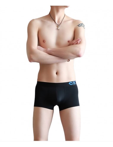 Nylon Boxer Shorts by WangJiang 3048-PJ black
