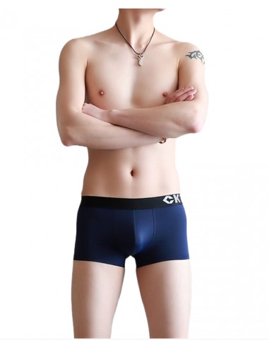 Nylon Boxer Shorts by WangJiang 3048-PJ navy