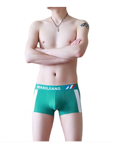 Nylon Boxer Shorts by WangJiang 3056-PJ green