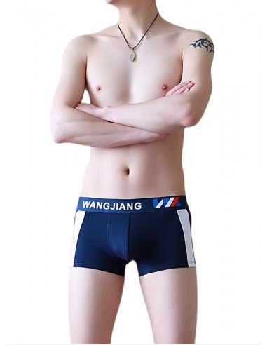 Nylon Boxer Shorts by WangJiang 3056-PJ navy
