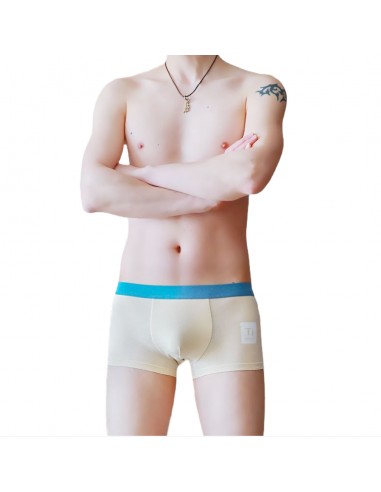 Cotton Boxer Shorts by WangJiang 4031-PJ nude
