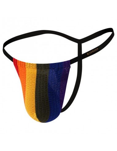 Multicolor Mesh G-String by KAIXUAN