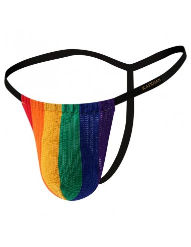 Multicolor Mesh G-String by KAIXUAN