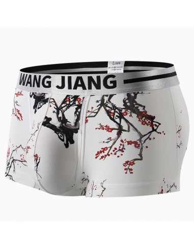 Open Front Nylon Boxer Shorts by WangJiang 5019-PJA mei