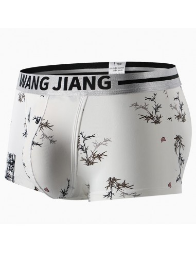 Open Front Nylon Boxer Shorts by WangJiang 5019-PJA zhu